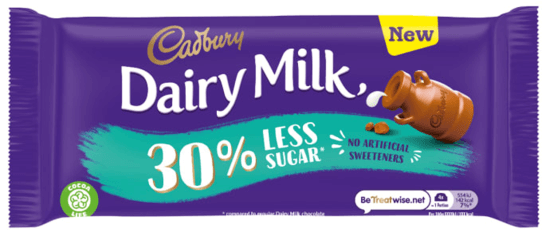 Cadbury Dairy Milk 30% Less Sugar 