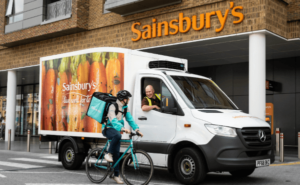 Sainsburys pizza deliveroo