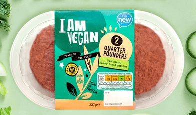 aldi i am vegan burger