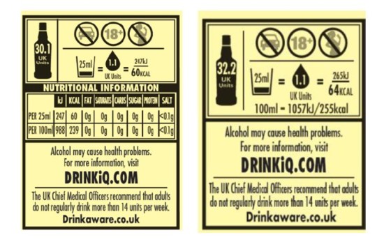 Diageo-DRINKiQ-label