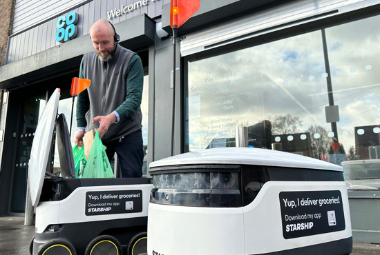 Co-op-starship-robot-manchester