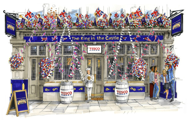 Tesco-pub
