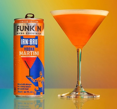FUNKIN COCKTAILS IRN-BRU Vodka Martini