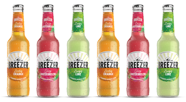 Breezer bottles