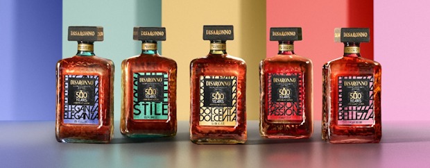 Bottles of Disaronno