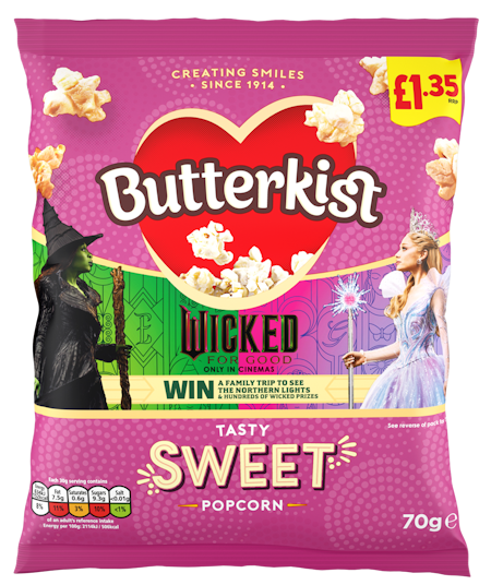 Butterkist popcorn - Wicked For Good