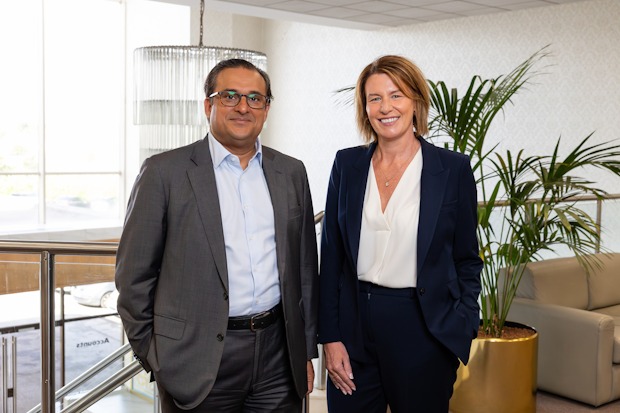 Dawood Pervez, Managing Director at Bestway Wholesale and Katie Secretan, Managing Director of Co-op Wholesale