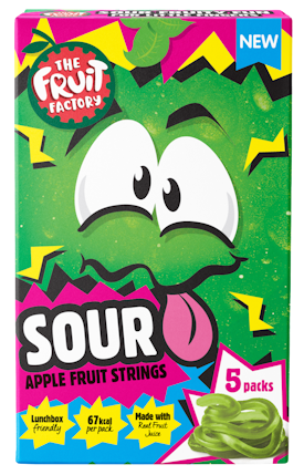 Fruit Factory Sour Apple Fruit Strings
