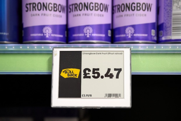 Asda electronic shelf edge labels ESLs