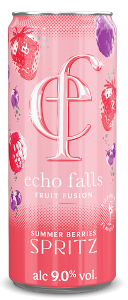 Echo Falls Summer Berries Fruit Fusion Spritz Can