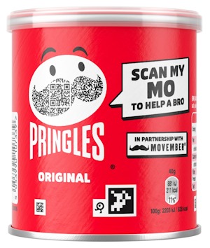 Pringles Movember Tube