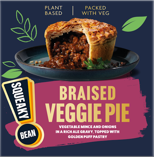 Squeaky Bean Braised Veggie Pie